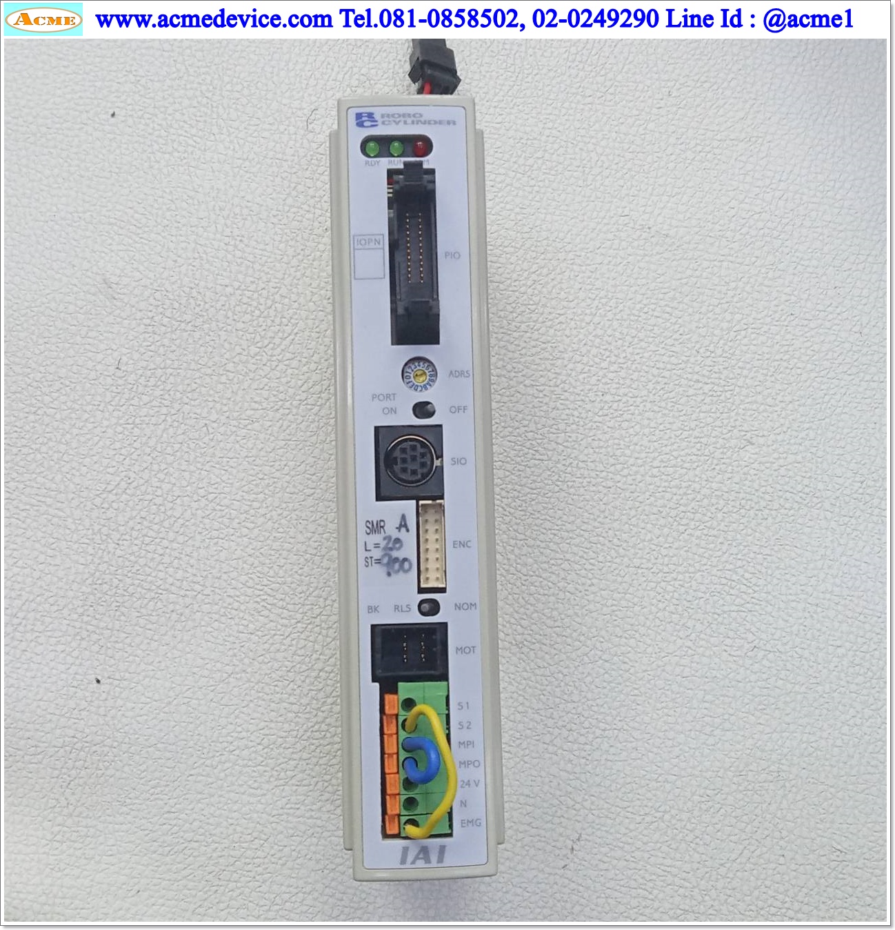 Slider IAI Drive รุ่น RCP2-C-SMR-A-PM-0 & RCP1-SMR-A-PM-20-900-P1-S-G1-SR, Stroke 900 mm.