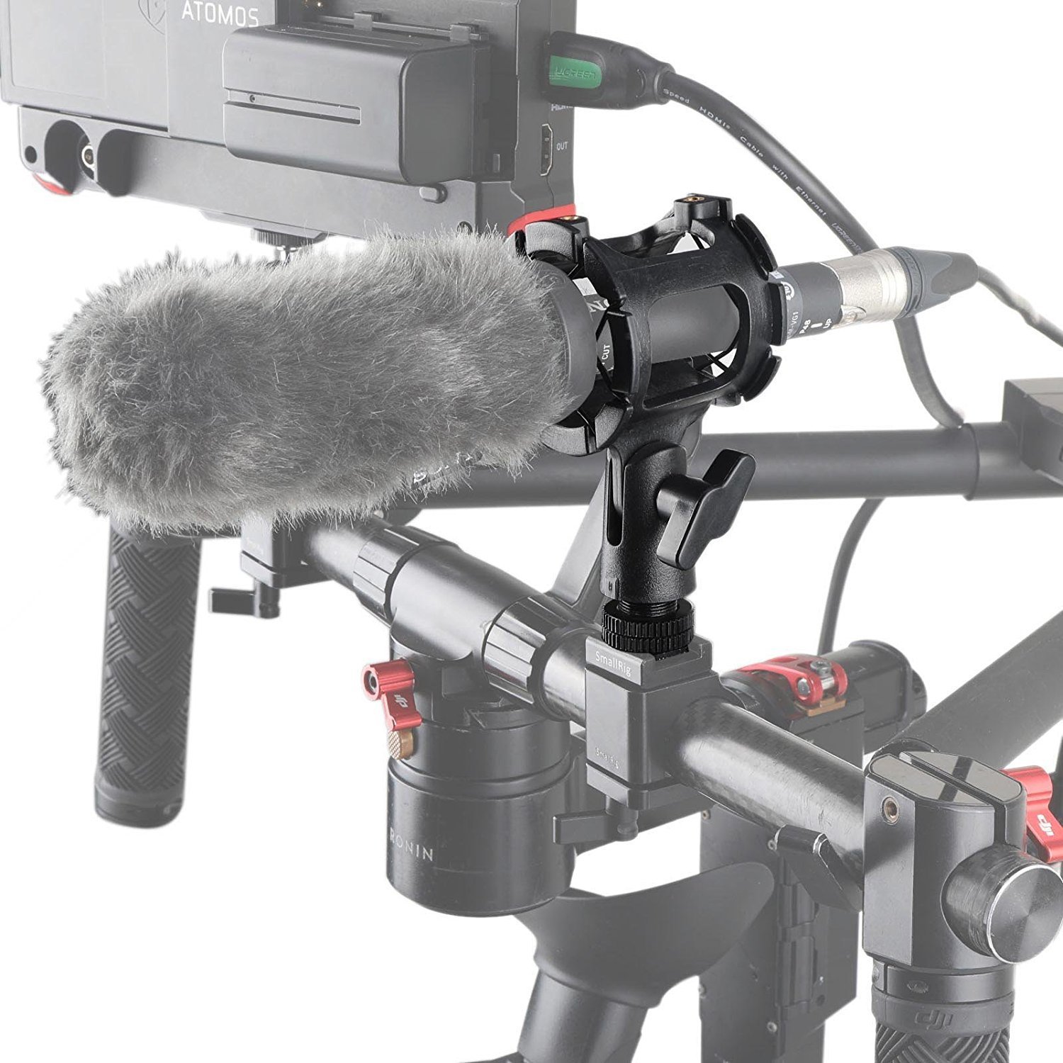 SMALLRIG® Microphone Shock Mount for Camera Shoes and Boompoles 1859 (ByOrder รอสินค้า2-3วัน)