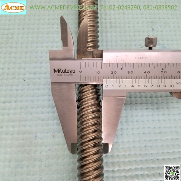Ball Screw THK รุ่น BLK 1616E DAX-5D19, ยาว 1,190 mm, Stroke 1,065 mm, เพลาโต 16 mm, Pit 16 mm