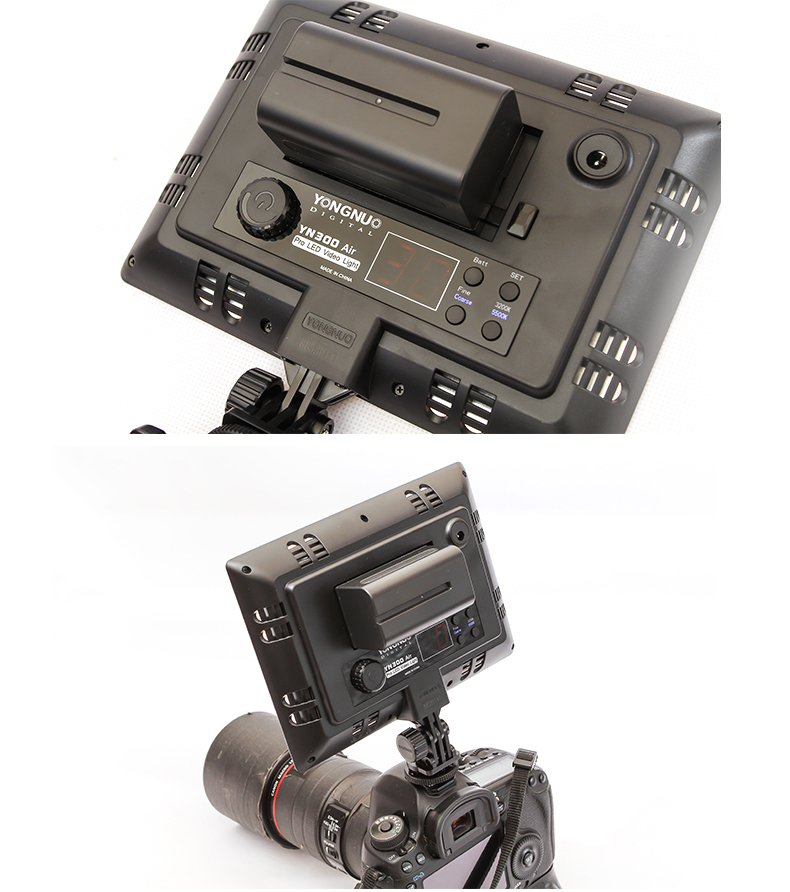 ไฟต่อเนื่องยี่ห้อYONGNUO LED Video Light รุ่นYN-300 Air ราคาไม่รวมแบตและที่ชาร์จ