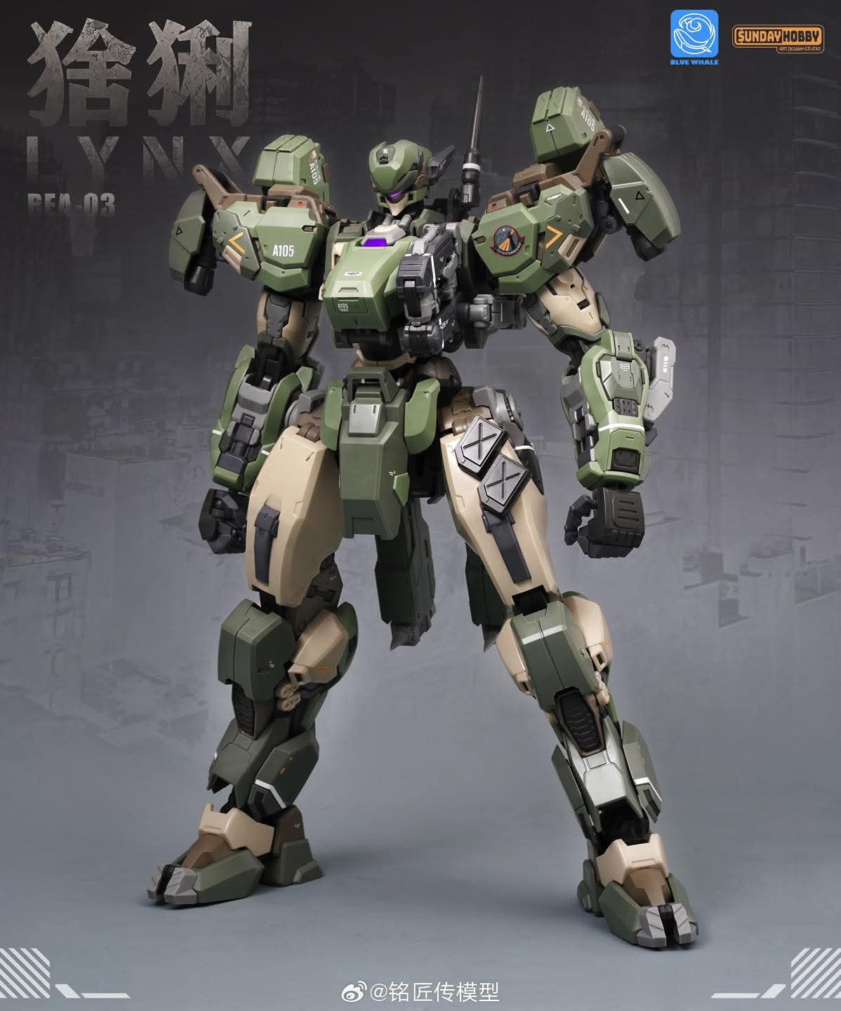 พรีออเดอร์ 1/100 LYNX แถมฟรี โรงซ่อม+Engineerx8+Pilotx1 สูง 21.5 cm.สินค้ามา ธ.ค.68 ค่าย Sunday Hobby Studio Made in China