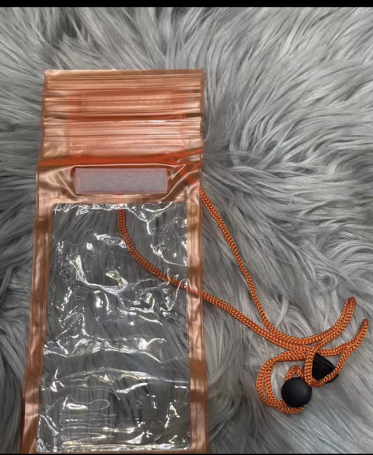 กระเป๋ากันน้ำ มีสายคล้องคอ มีตัวล็อกกันน้ำเข้า3ชั้น ทัชกรีนได้ ราคา 15