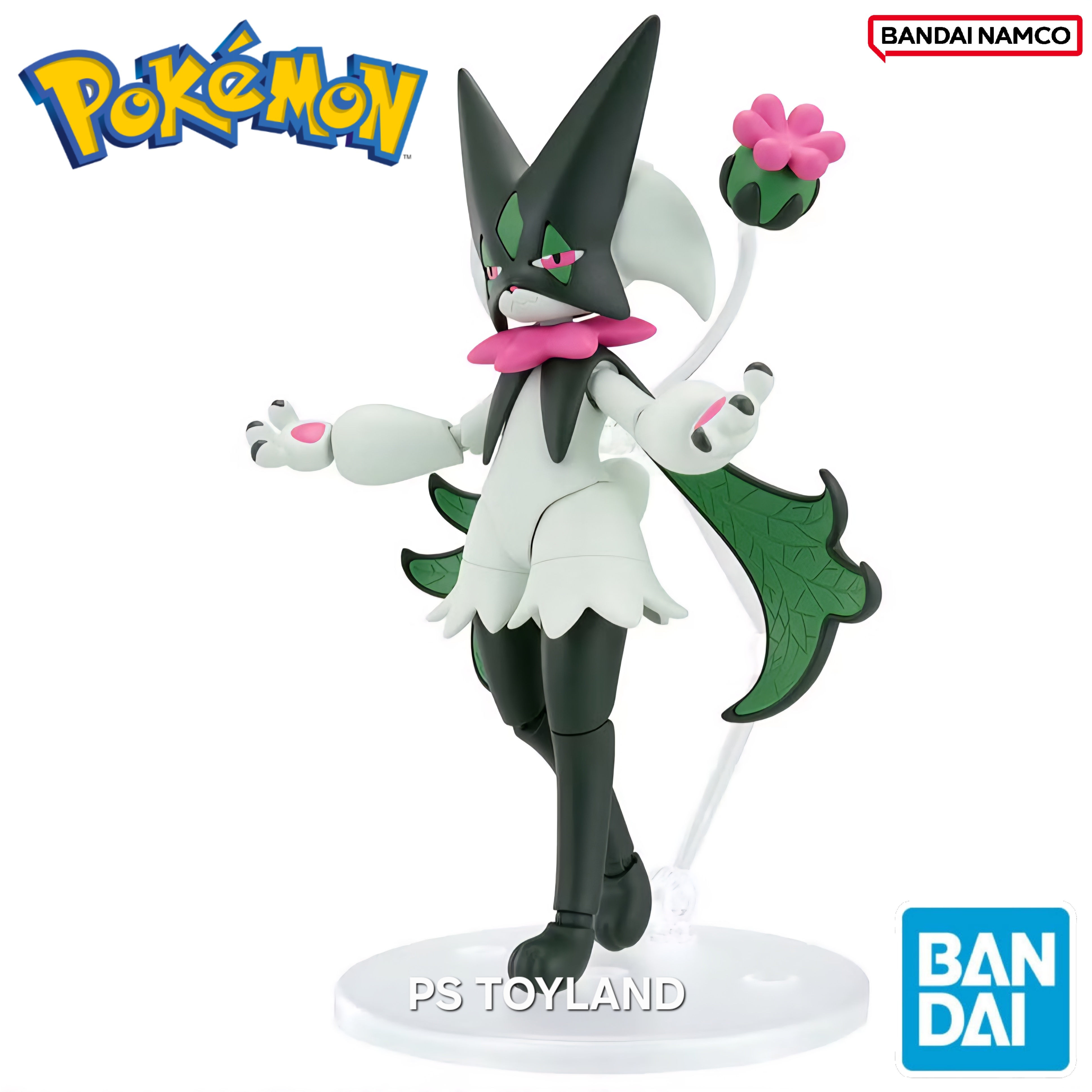 BANDAI ANIME POKEMON PLAMO COLLECTION 56 SELECT SERIES MEOWSCARADA โมเดล การ์ตูน อนิเมะ