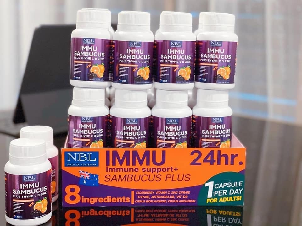 MMU Sambucus plus Thyme C D Zinc สูตรที่ NBL พัฒนามาเพื่อสุขภาพคนยุคใหม่ ผิวสวยสุขภาพดี