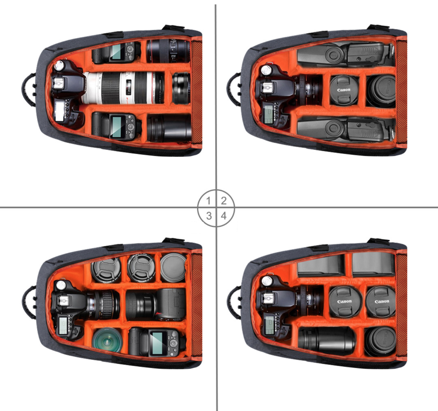 กระเป๋ากล้อง Backpack ยี่ห้อ Puluz รุ่น PU5011 สำหรับใส่กล้อง ขาตั้ง อุปกรณ์กล้อง