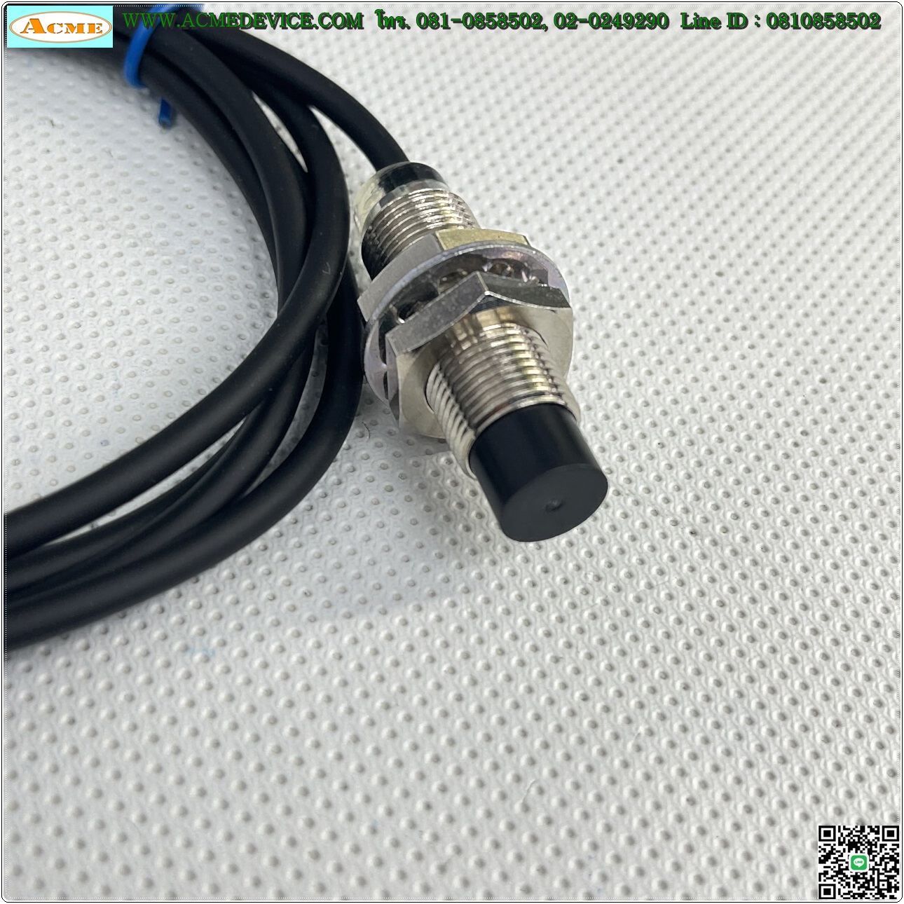 Proximity Panasonic/SUNX รุ่น GX-N12ML, M12, ระยะ 3mm, 3wire, NPN, Unshielded, Inductive