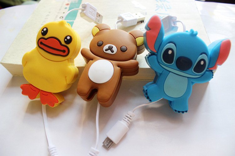 สายชาร์จซัมซุง USB เก็บได้รูปการ์ตูน