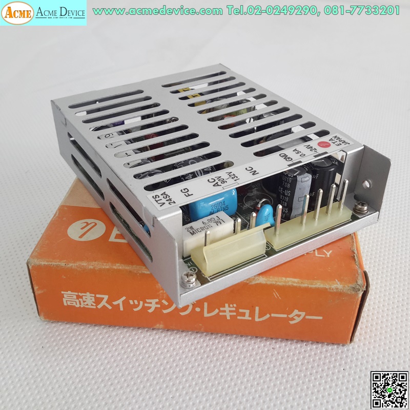 Power Supply ETA รุ่น VTS24SA, Output 24V, 0.5A, 12W, Power Input 100Vac