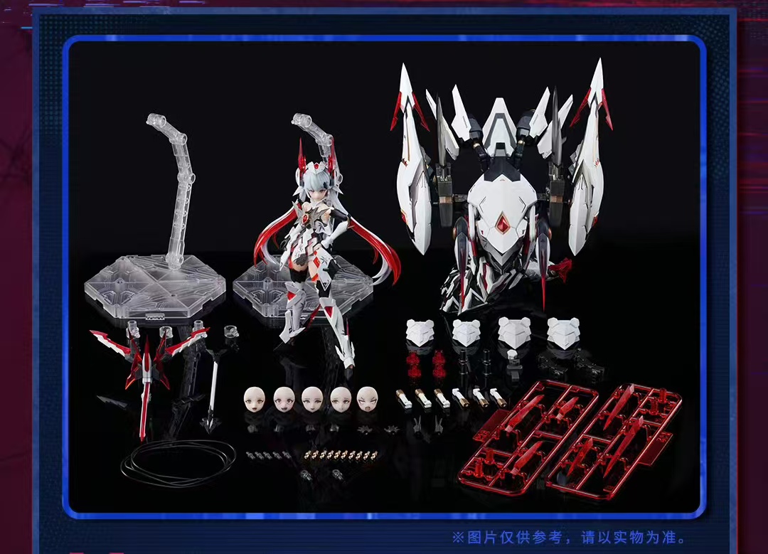 พรีออเดอร์ 1/12 Polaris Star White Mecha Girl ค่าย Animester สูง 17.5 cm. ฟรีล็อตแรก Blades 6 สี โมเดลประกอบเอง สินค้ามา กลางปี 69 Made in China