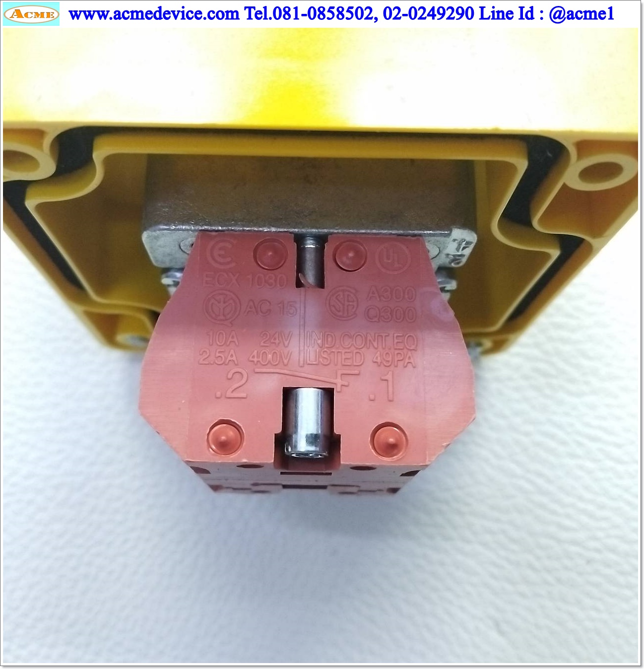 Emergency Switch AutomationDirect รุ่น ECX1030, Control Station, 2 N.C.