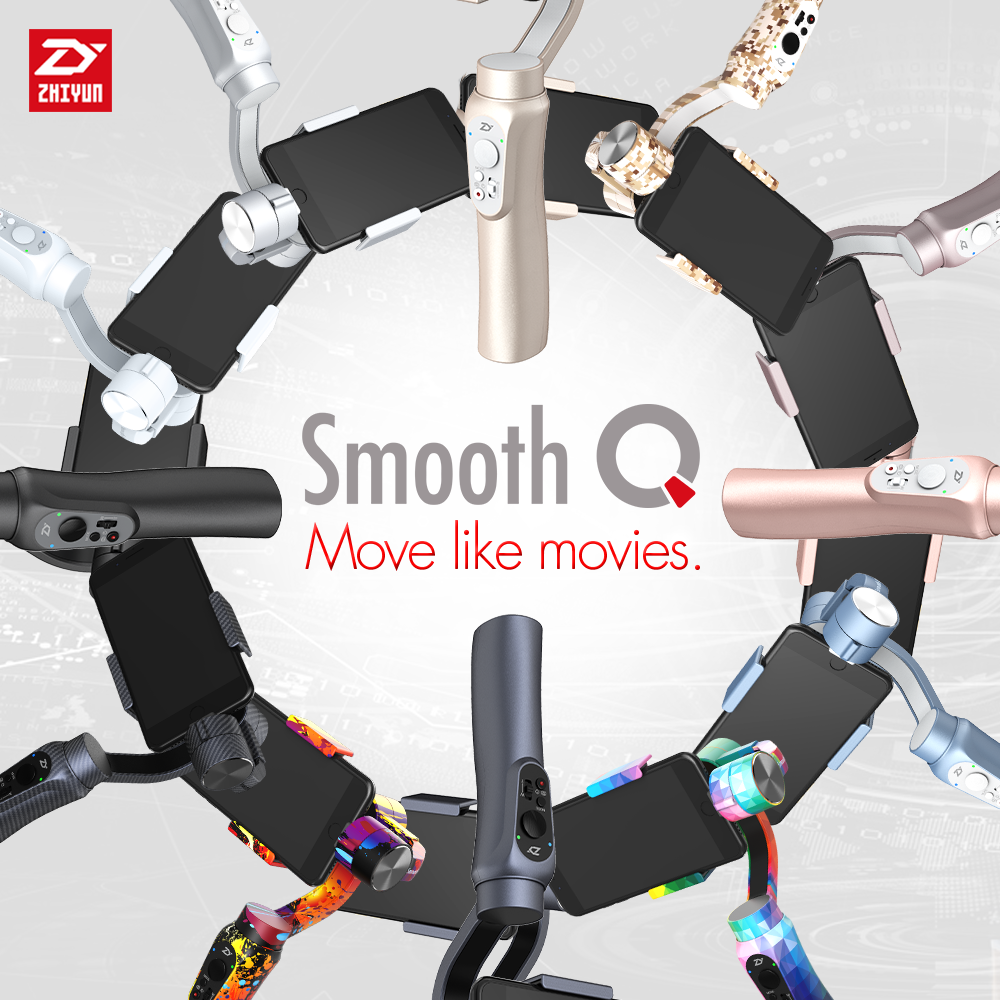 Zhiyun Smooth-Q 3-Axis Handheld Gimbal Stabilizer สำหรับ Smartphone