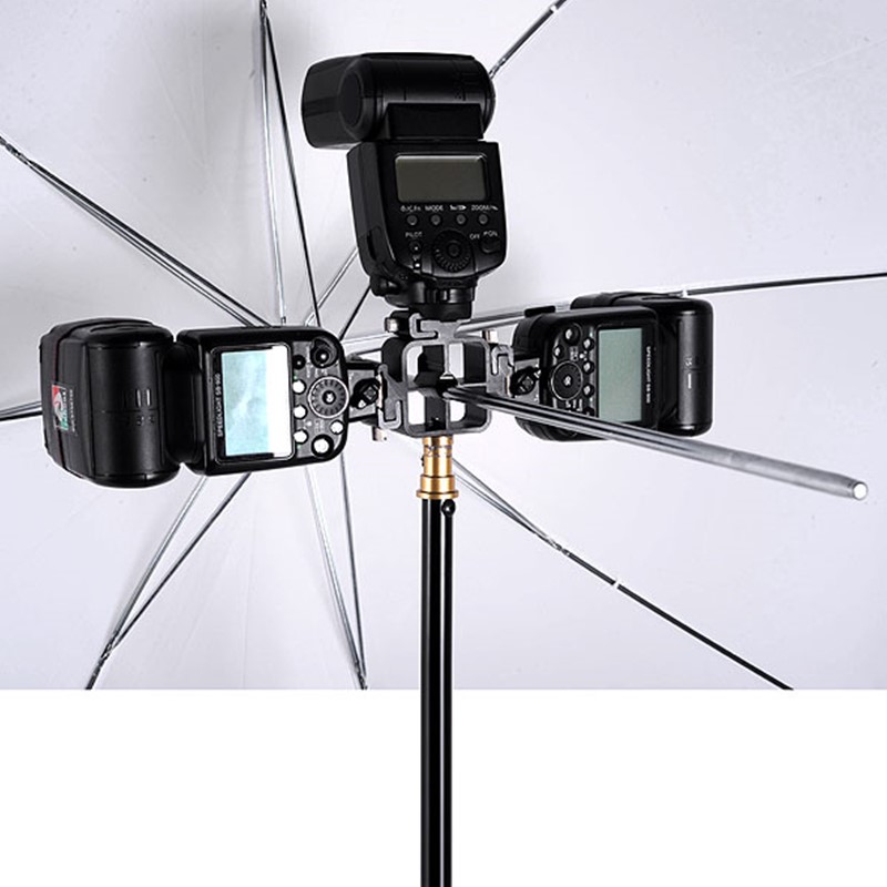 Triple Flash Trigger 3 Hot Shoe ราคาถูก สำหรับติดแฟลช ไมค์ ตัวรับสัญญาณไมค์