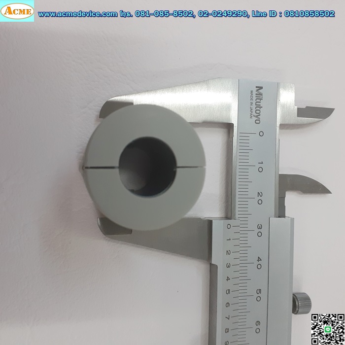 Ferrite Clamp, แกนเฟอร์ไรต์แบบข้อรัด รุ่น JPN250-213, ขนาด 29 mm. x 31 mm., Dia.13 mm.
