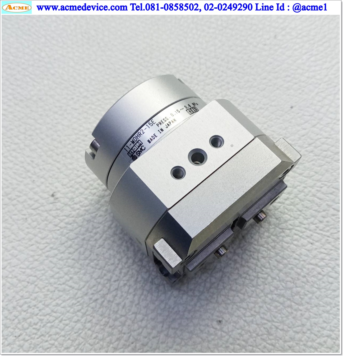 Gripper Rotary SMC รุ่น 11-MDHR2-15E, Stroke 8 mm.