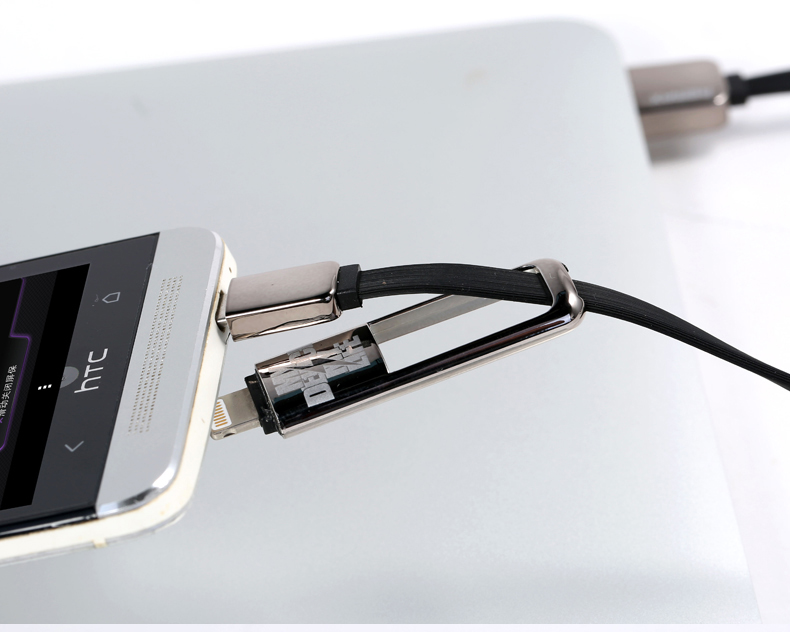 สายชาร์จ/ดาต้า ซัมซุง/ไอโฟน REMAX แท้100% Hi-speed มีกลิ่นหอม (สีดำ)