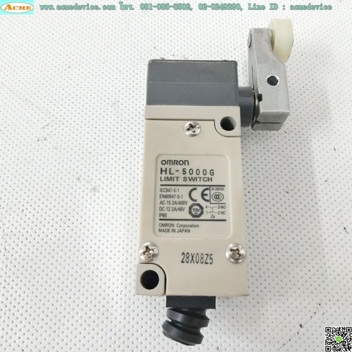 Limit Switch Omron รุ่น HL-5000G, 250V, 3A