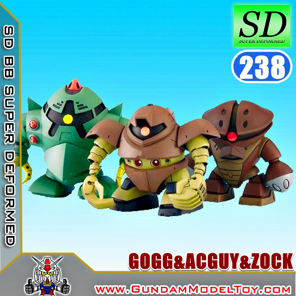 BANDAI SD BB238 GOGG/ACGUY/ZOCK โมเดล กันดั้ม กันพลา PS TOYLAND