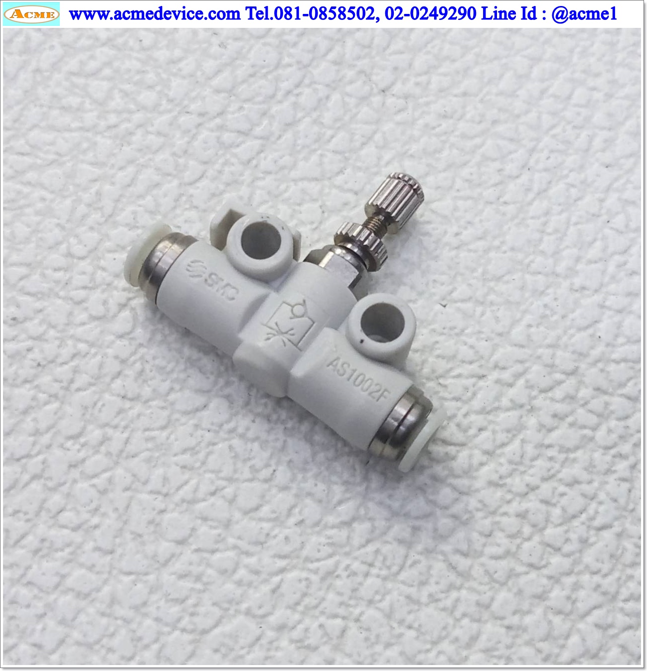 Flow Control SMC รุ่น AS1002F-02, ท่อลม 2 mm.
