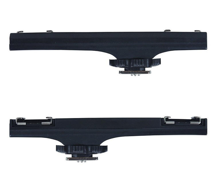 2 TTL Off-Camera Flash Hot Shoe Sync Arm Bracket (อแดปเตอร์ต่อแฟลช2ตัว)