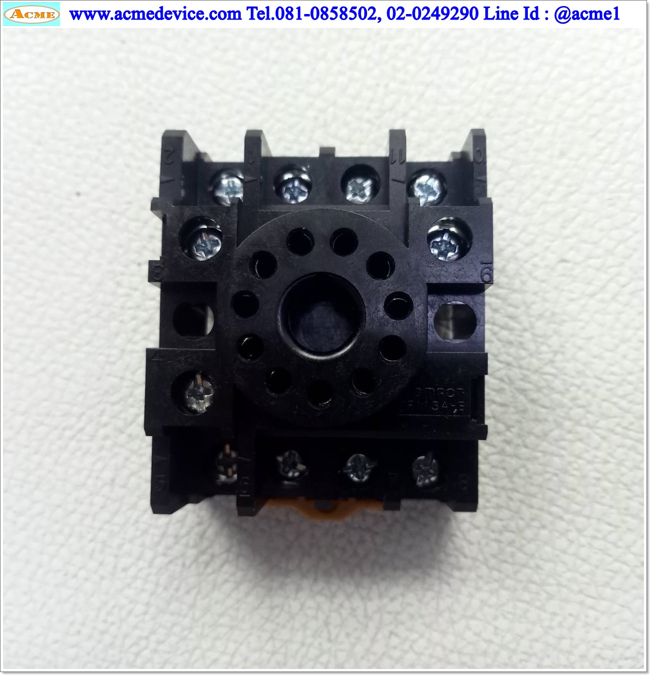 Socket Omron รุ่น PF-113A-E, 11 Pin