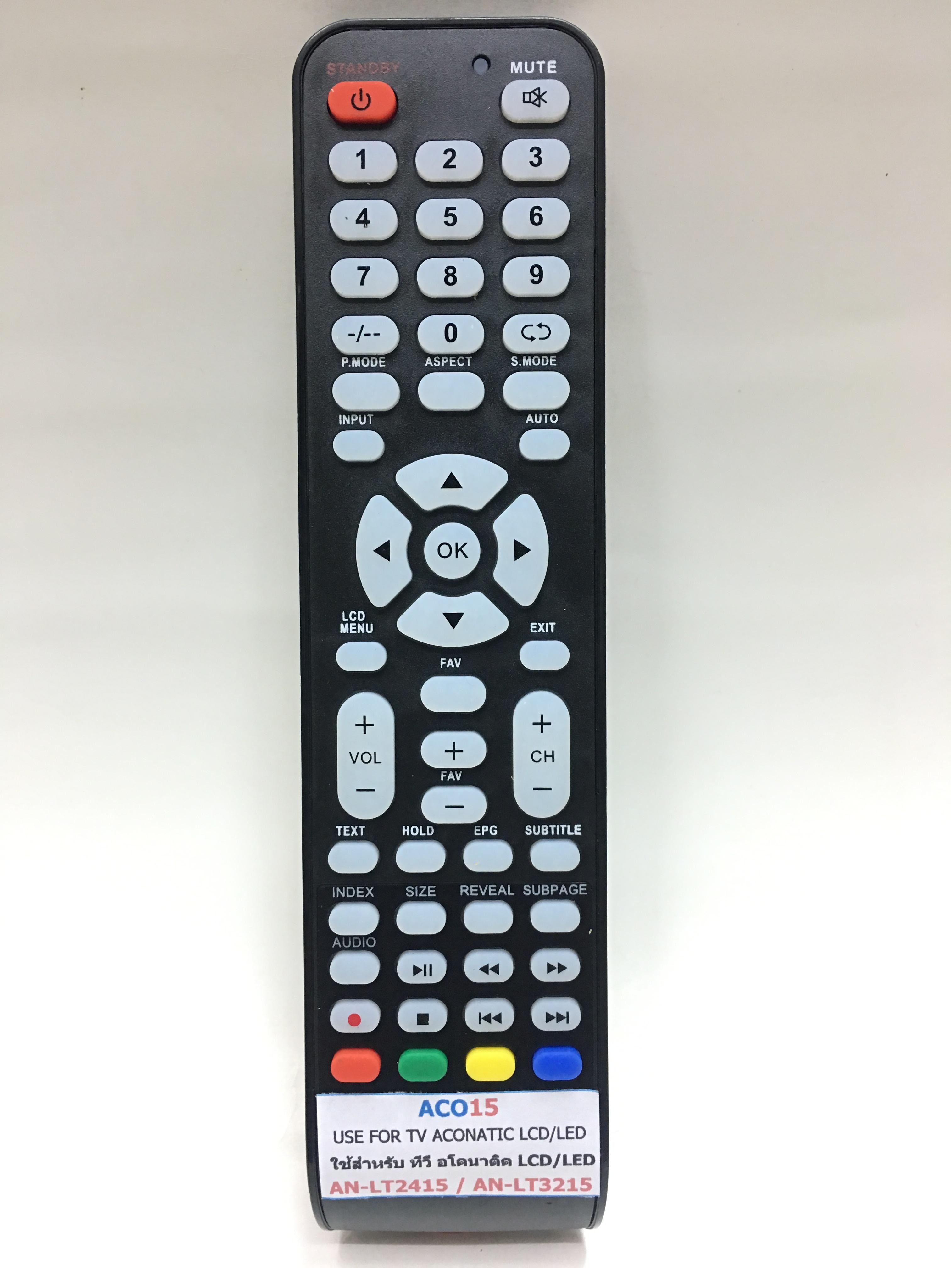 รีโมททีวี อโคเนติค Aconatic รุ่น LT2415 - LT3245