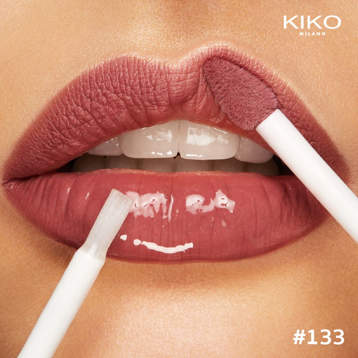 ลิปกิโกะ KIKO Milano Unlimited Double Touch 6ml Lip #133 ลิปสติก 2 หัว