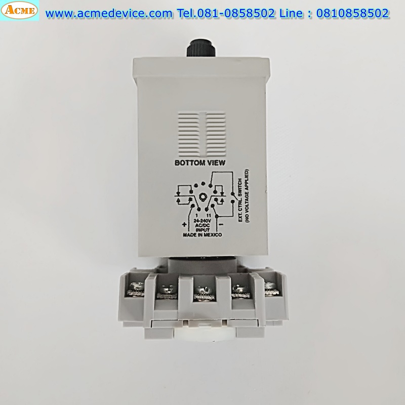 Time Delay Potter & brumfield CNS-35-96, 0.1 Sec-100 Min, 24-240AC/DC