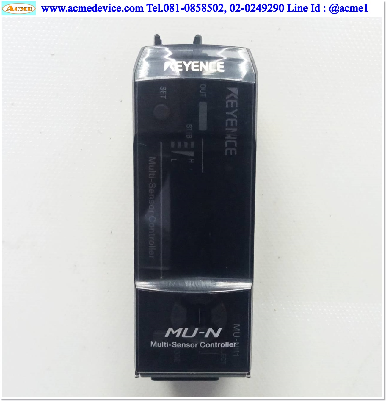 Multi Sensor Controller Keyence รุ่น MU-N11 & Spectrum Sensor Keyence รุ่น LR-W500C, ระยะ 30 to 500 mm., NPN/PNP