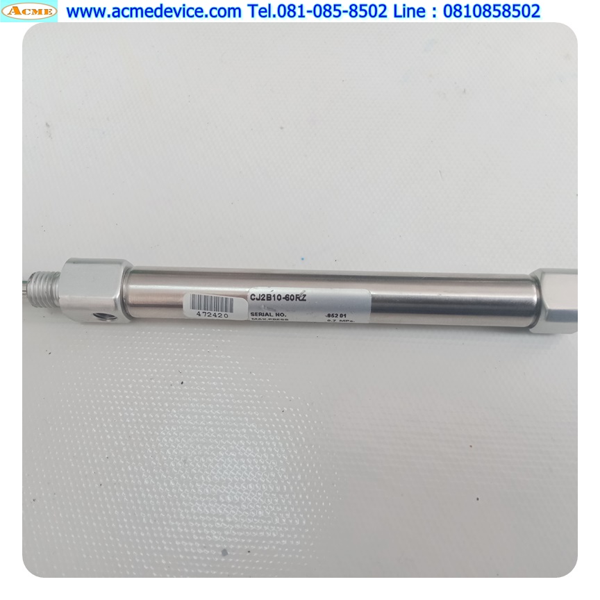 Air Cylinder SMC รุ่น CJ2B10-60RZ, Bore 10 mm., Stroke 60 mm.