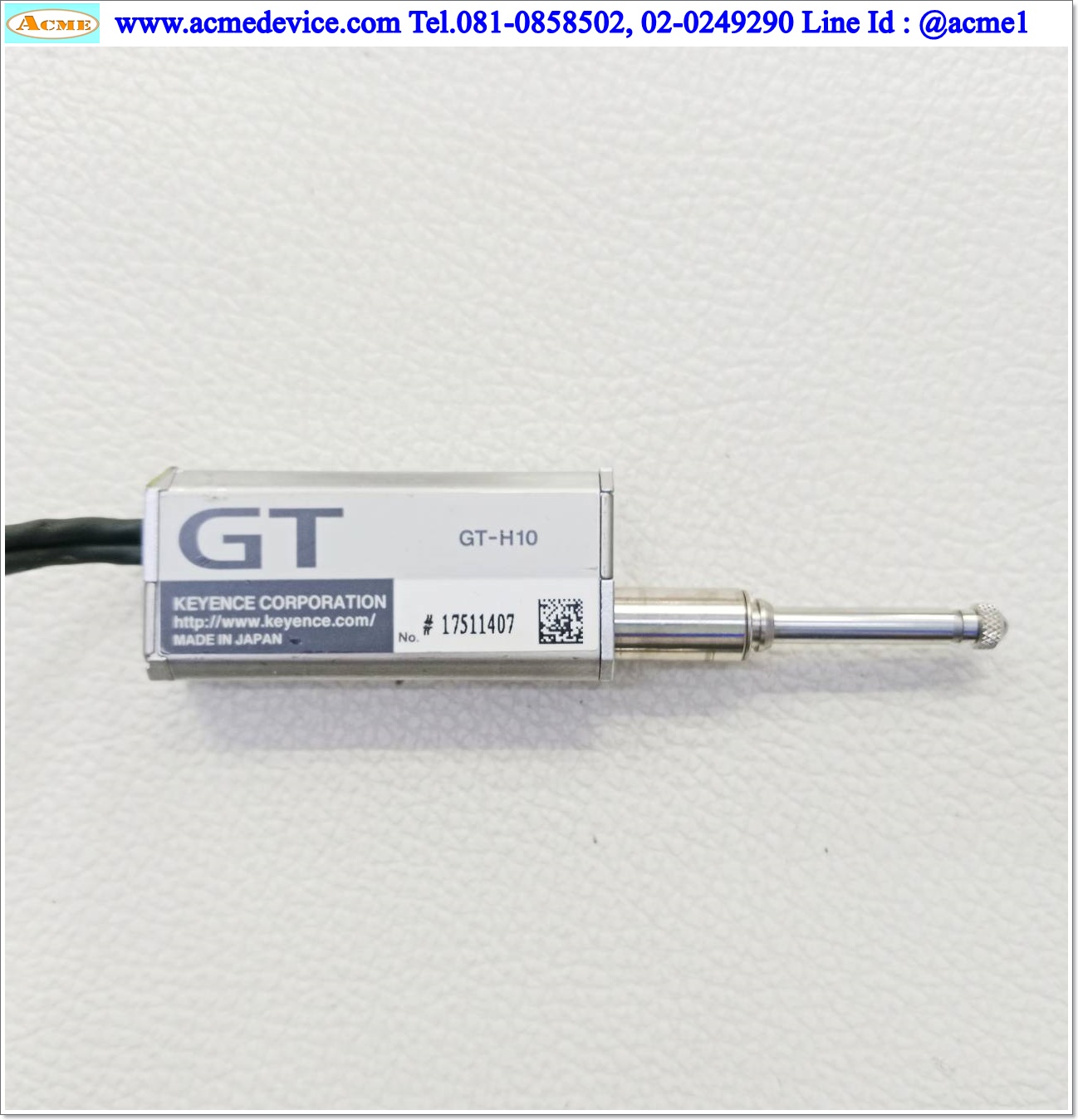 Contact Sensor Keyence รุ่น GT-71A, NPN & Sensor Head GT-H10, ระยะ 10mm