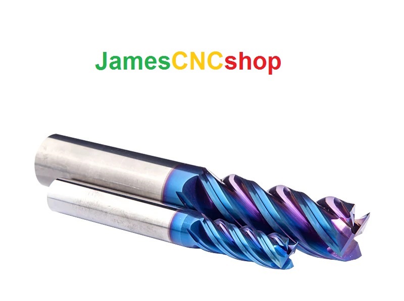 CNC tools คาร์ไบด์ End Mills HRC65 ทังสเตนเครื่องตัดเครื่องมือ 4ฟันโลหะเหล็ก1mm2mm3mm ถึง 6mm8mm12 20มม.เครื่องตัดมิลลิ่ง End Mill