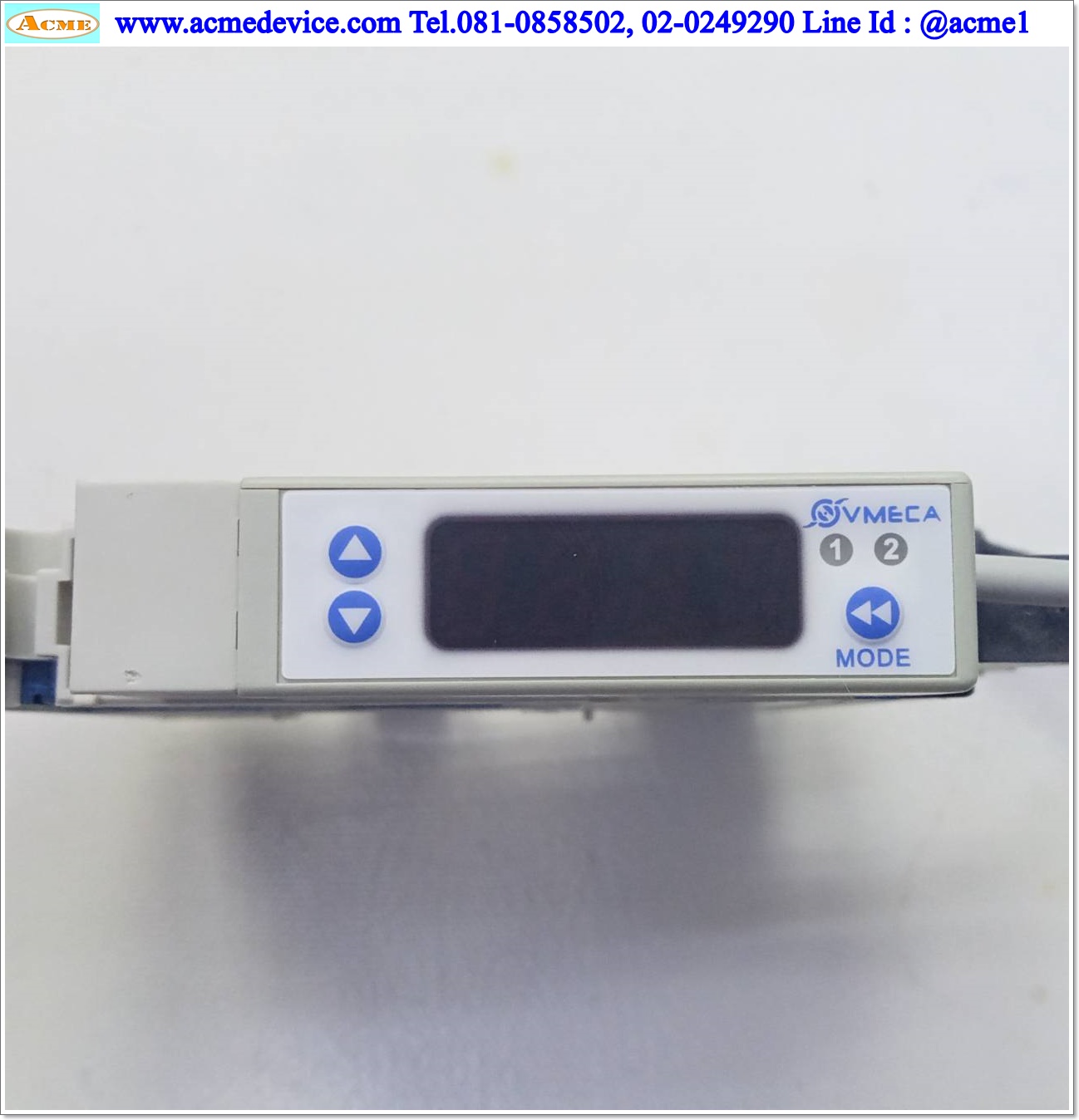 Vacuum Ejector vmeca รุ่น VKM61-S1A33-C-6, -85 kPa, Flow 37 Nl/min