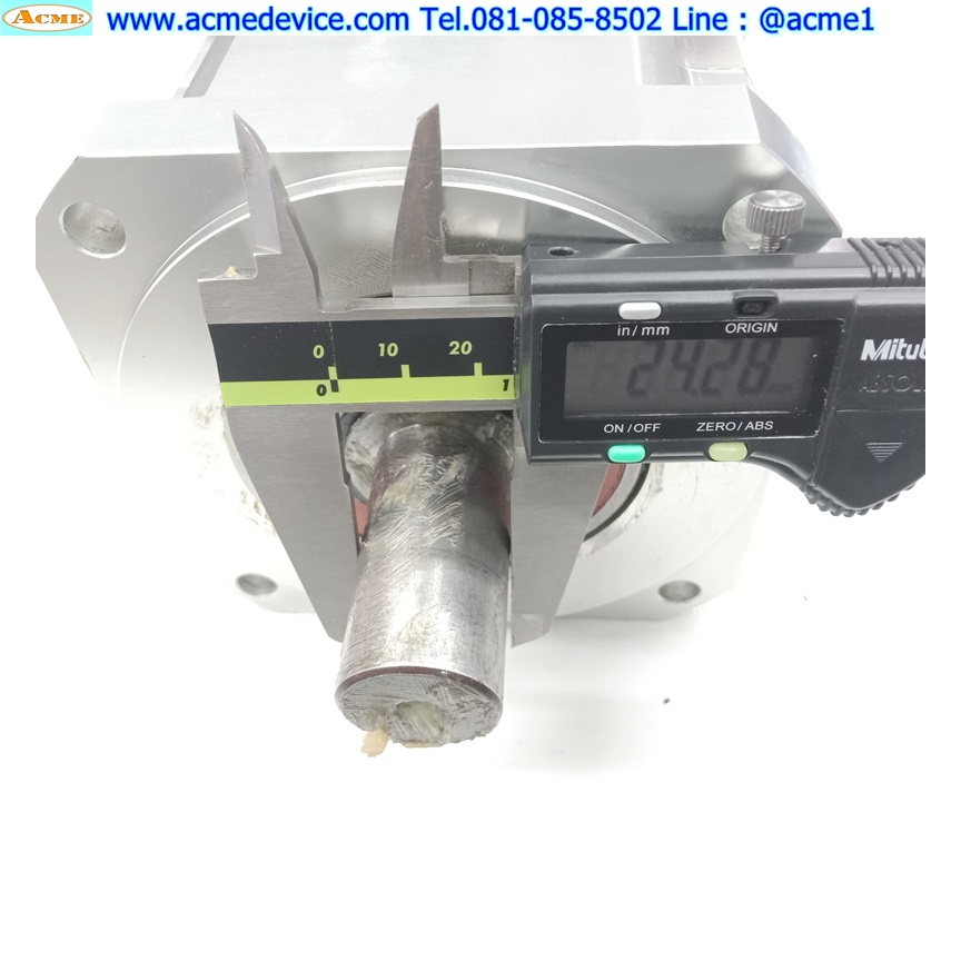 Gear Head Mgauto รุ่น PLS115-050, Ratio 50:1 (เพลาเข้า 23.5 / 28 mm, ออก 24.3 mm)