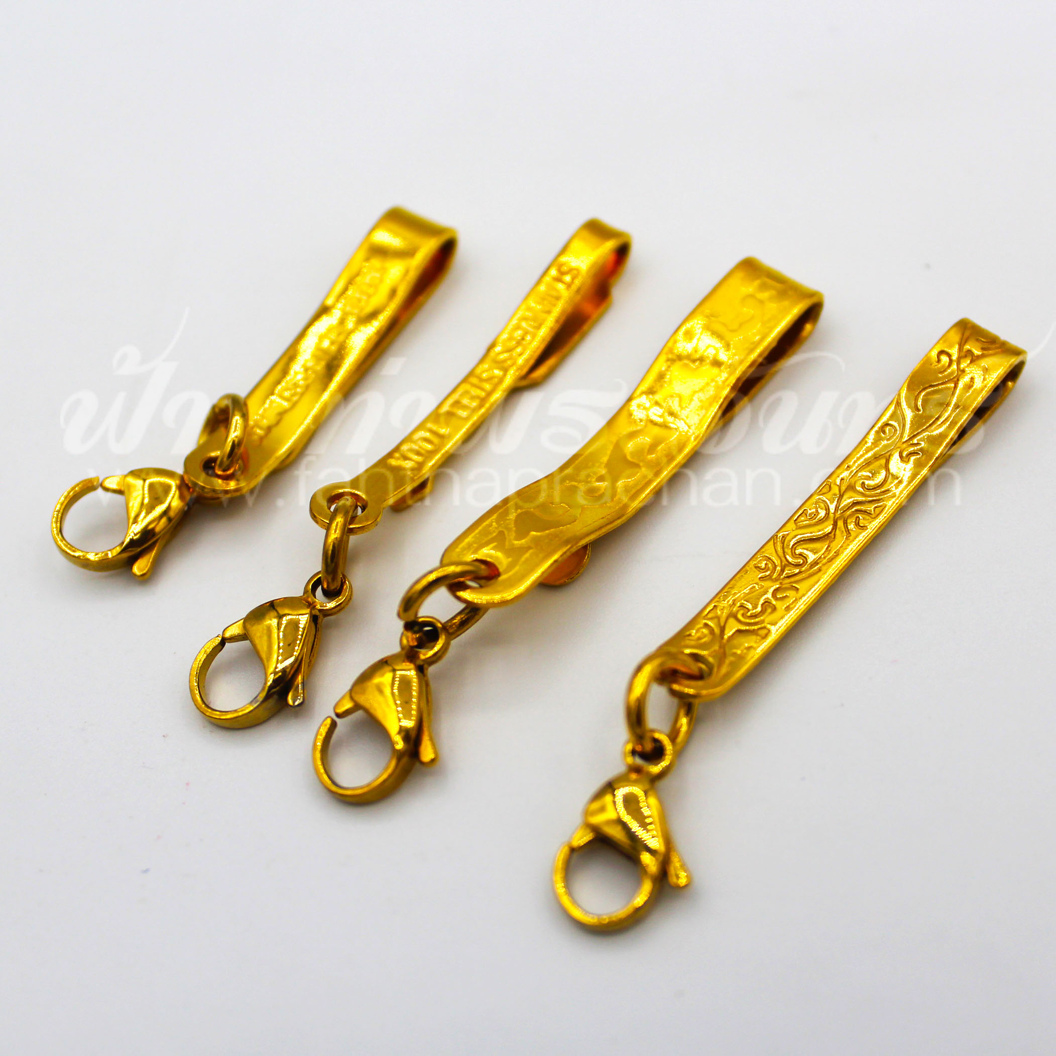 แหนบห้อยพระ สแตนเลสยิงเลเซอร์