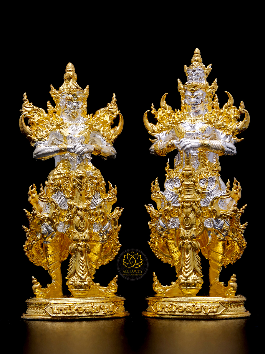 เปิดคู่ 2องค์ ท้าวเวส หน้าเทพ เก็บทรัพย์ +หน้ายักษ์ รับทรัพย์