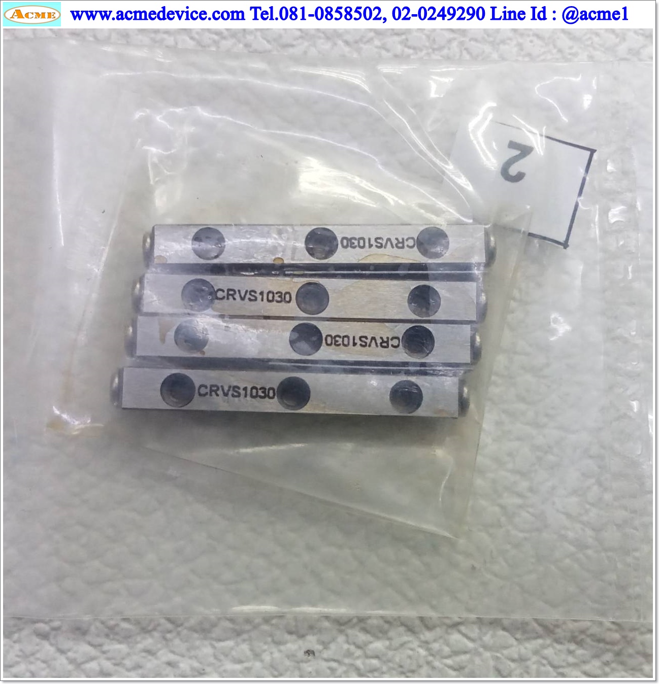 Cross-Roller Guide Misumi รุ่น CRVS1030, Stroke 20 mm.