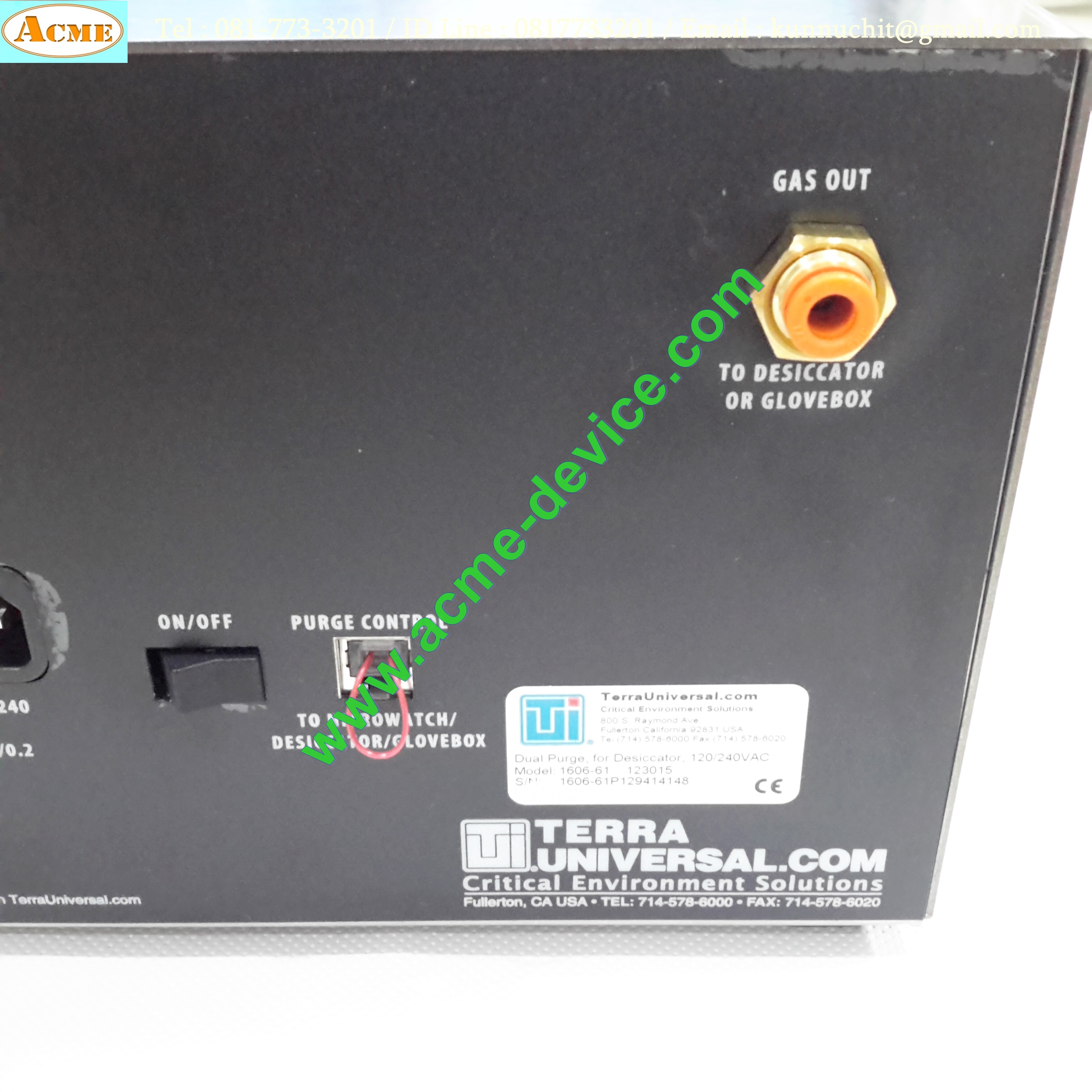 Automatic Dispenser Desiccator Terra Universal รุ่น 1606-61, (เครื่องหยอดของเหลวอุตสาหกรรม)