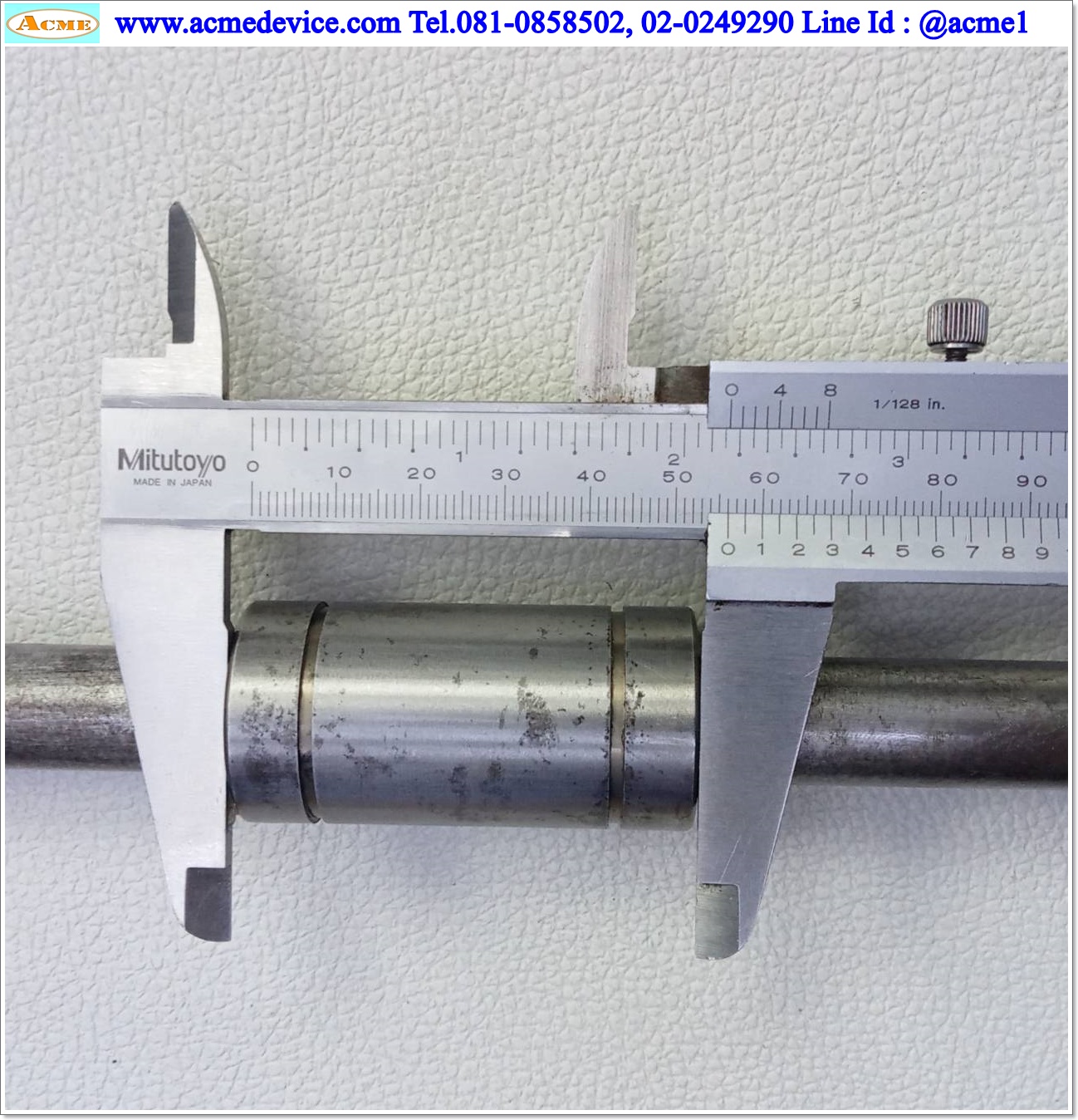 Linear Bushing and Shafts Misumi รุ่น LMUD16, เพลาโต 16 mm. x 900 mm.