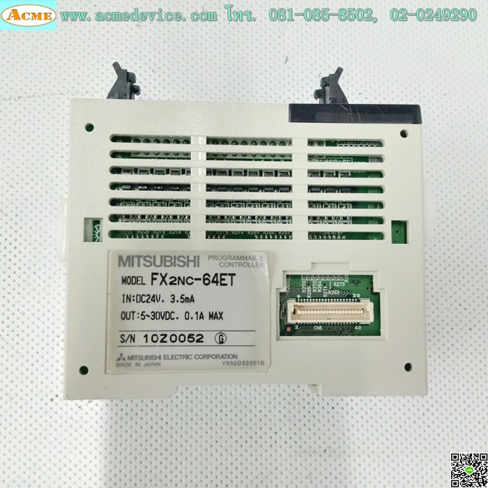 PLC Mitsubishi รุ่น FX2NC-64ET, Expansion Input/Output