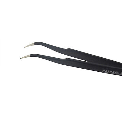 NINE SEA 606W ANGLED TWEEZERS แหนบโค้ง