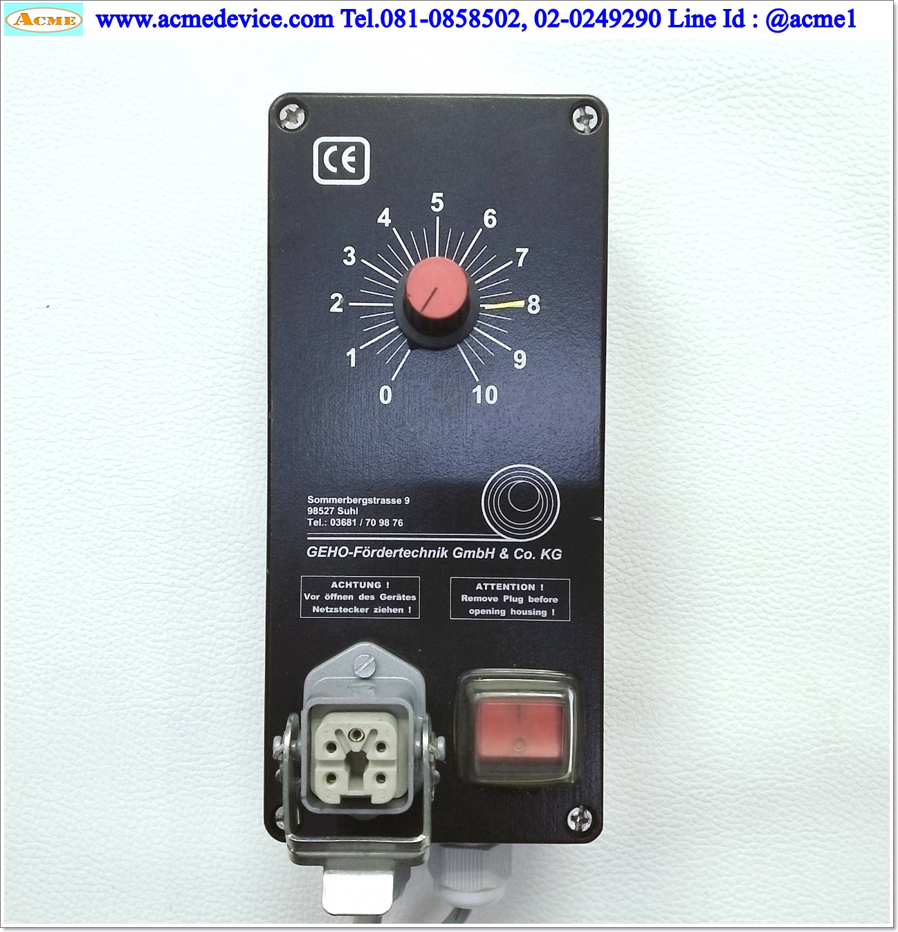 Bowl Feeder RNA รุ่น SRC-N 160-2 R, ขนาด 170 x 220 mm. & Controller RLC 10-A3/65.2, 230V