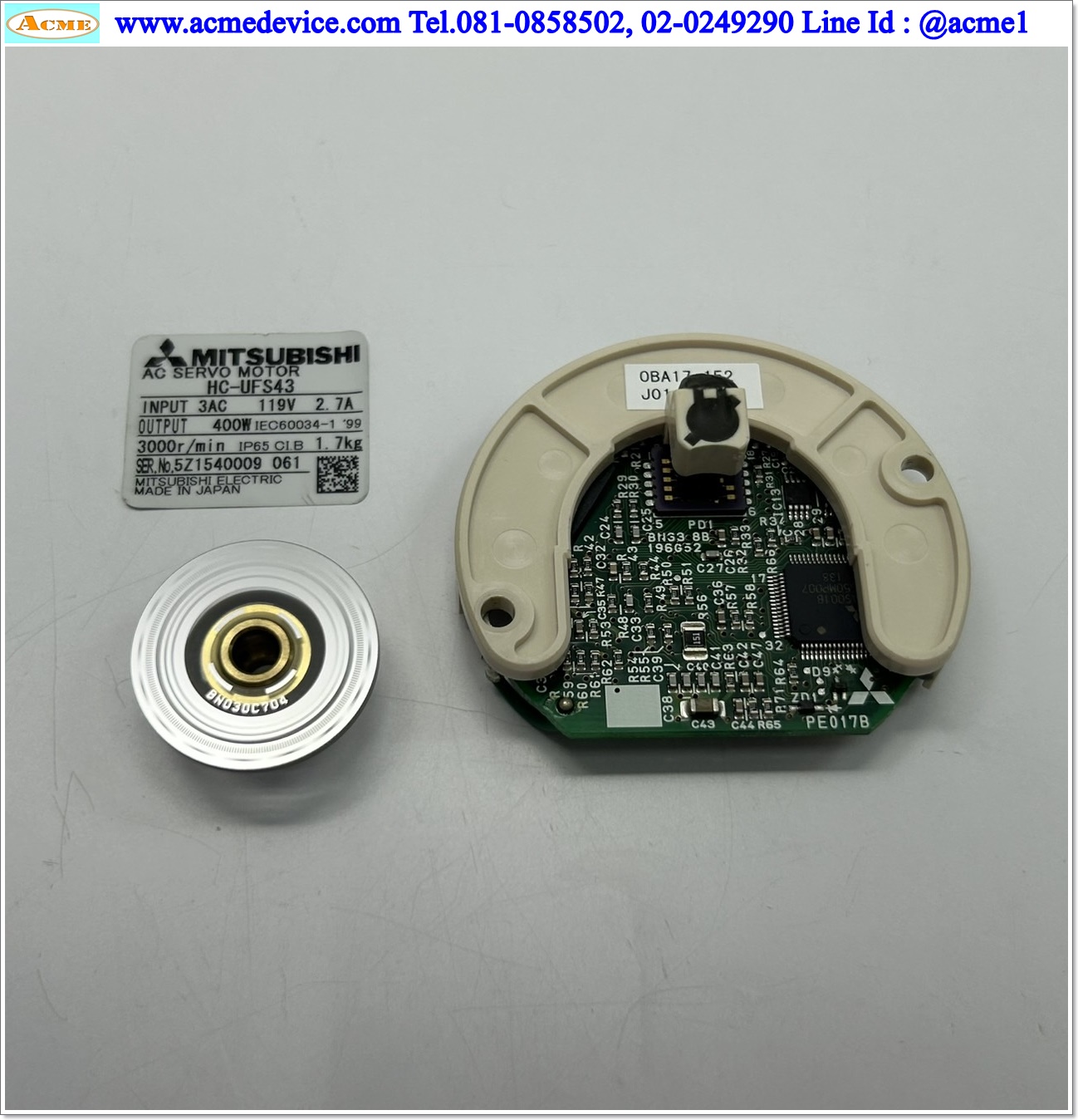 Encoder Servo Mitsubishi รุ่น HC-UFS43, for MR-J2S series, MR-J2M series