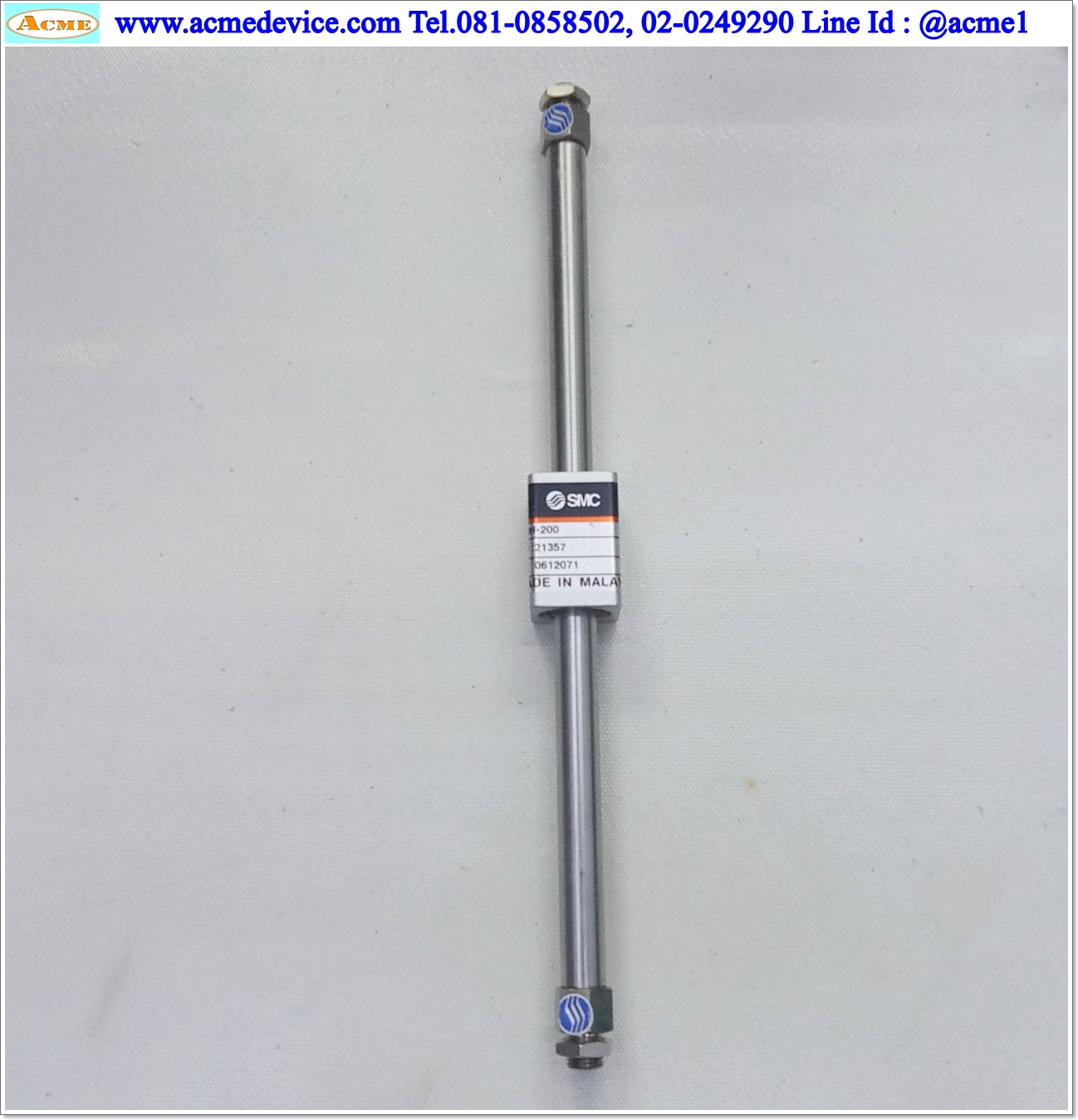 Rodless Cylinder SMC รุ่น CY1B10H-200, Bore 10 mm., Stroke 200 mm.