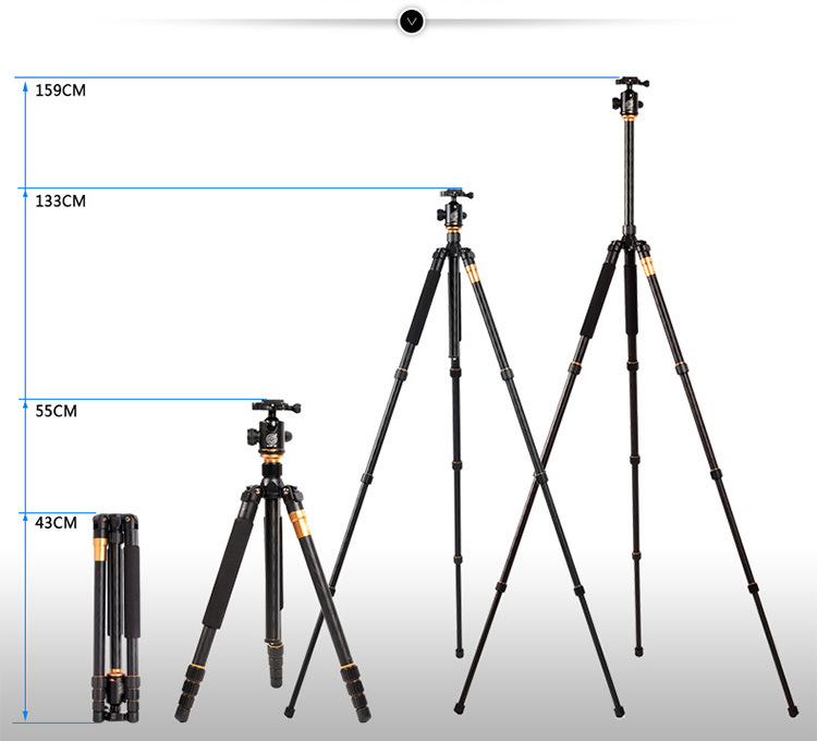 QZSD Tripod Monopod ขาตั้งกล้อง ทำเป็นขาเดี่ยวได้ รุ่น Q-999 ราคาถูก