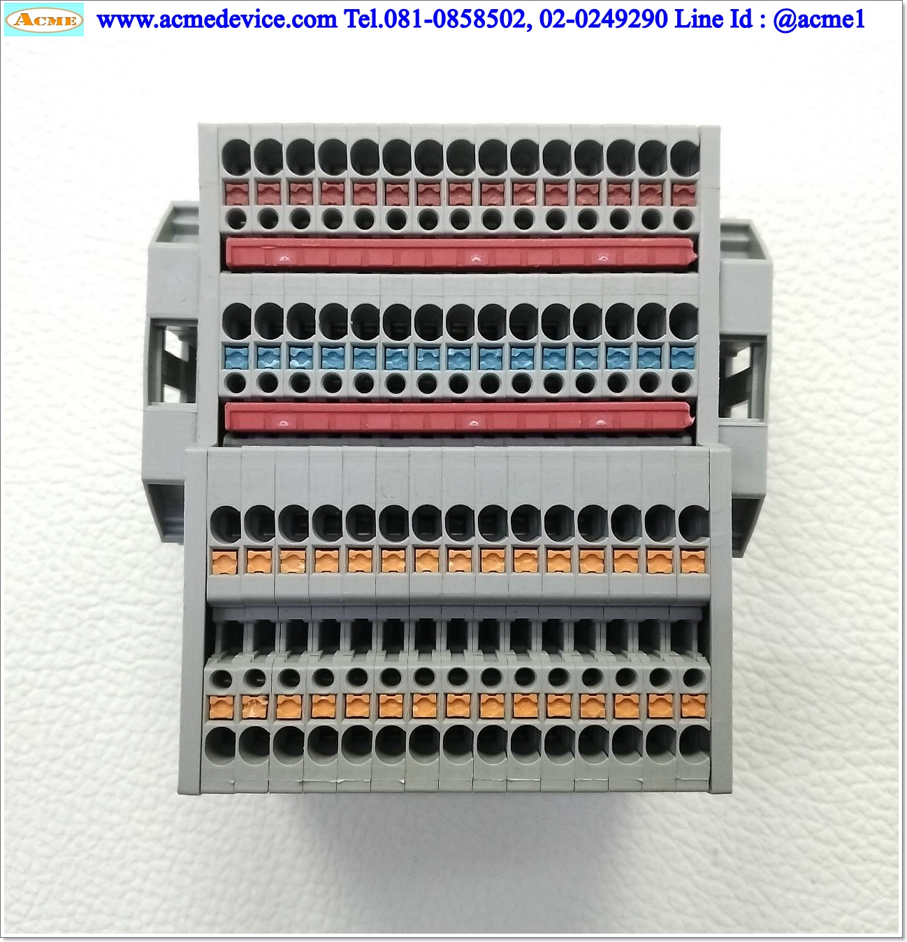 Terminal Block Phoenix Contact รุ่น PTIO 1,5/S/3 (15 ช่อง)