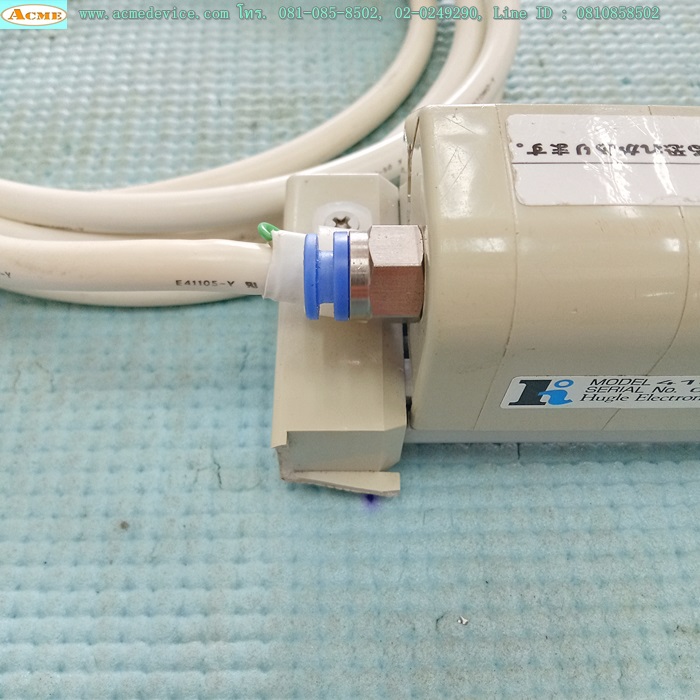 Ionizer Controller Hugle รุ่น 411N1-2 + Ionizer Bar 410N1, 100Vac (bar มีตำหนิ 1 ชิ้น)