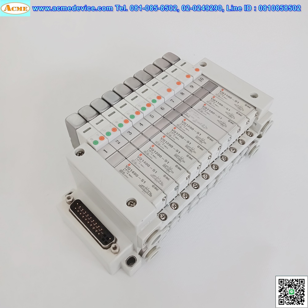 Solenoid Valve SMC รุ่น VQ1100-51 (4)+ VQ1200-51 (4)+VQ1400-51 (2)