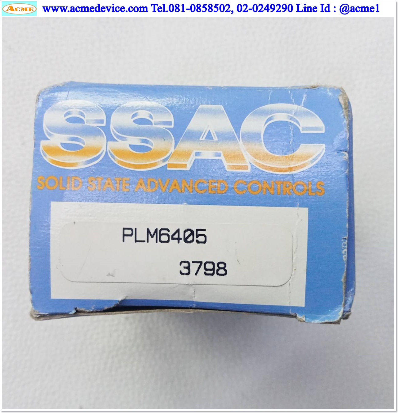 Phase Protection SSAC รุ่น PLM6405, Output 8A @RES, 3 Phase, 200-240Vac