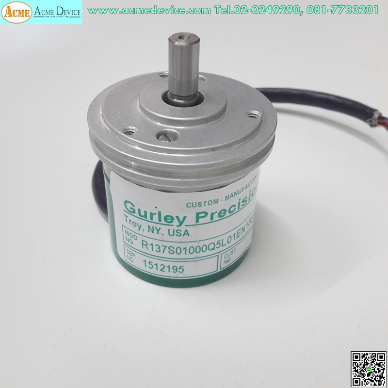 Rotary Encoder Gurley Precision รุ่น R137S01000Q5L01EN18SP04EN, 5V, 1000P/R