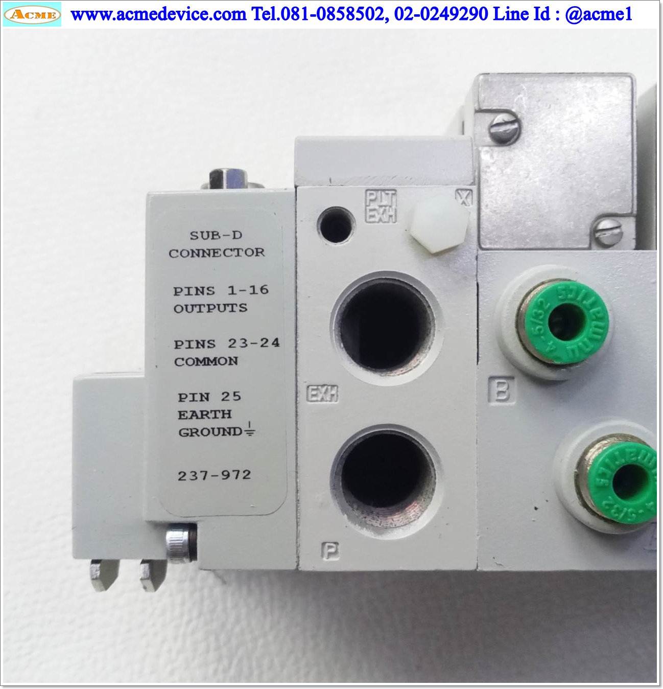 Solenoid Vavle Numatics รุ่น 04DBA4Z3MK00061 (8), 24 Vdc